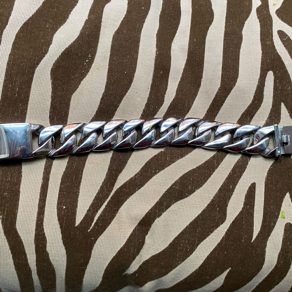 Cuban link bracelet stainless steel
